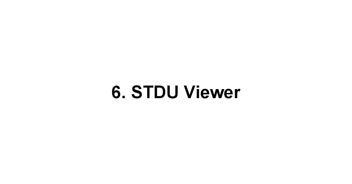 6. STDU Viewer