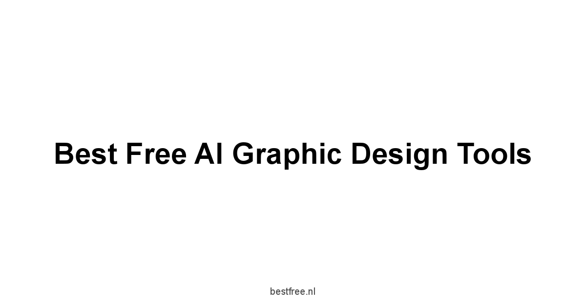 Best Free AI Graphic Design Tools