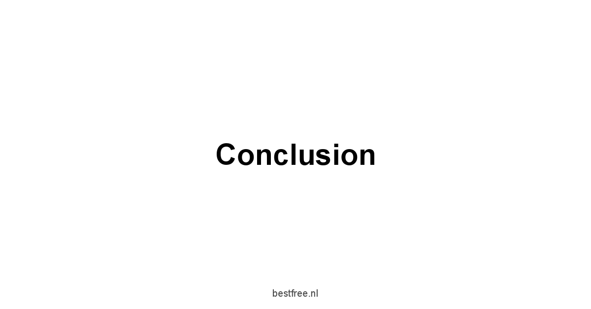 Conclusion