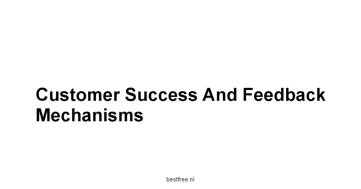 Customer Success and Feedback Mechanisms