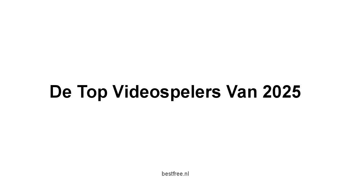 De Top Videospelers van 2025