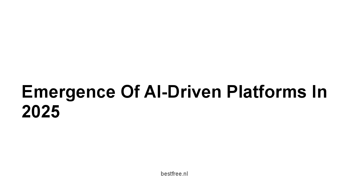 Emergence of AI-Driven Platforms in 2025