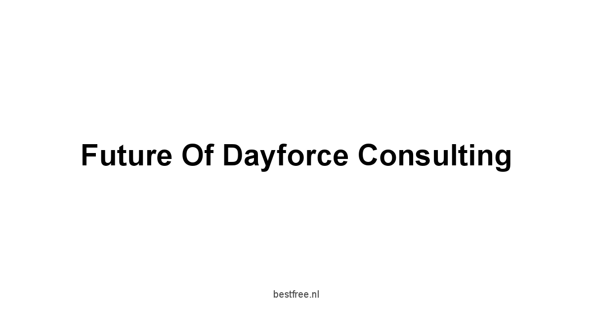 Future of Dayforce Consulting