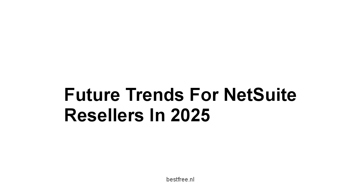 Future Trends for NetSuite Resellers in 2025