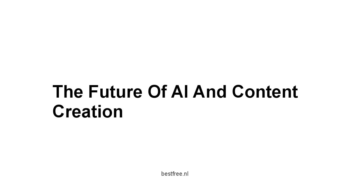 The Future of AI and Content Creation