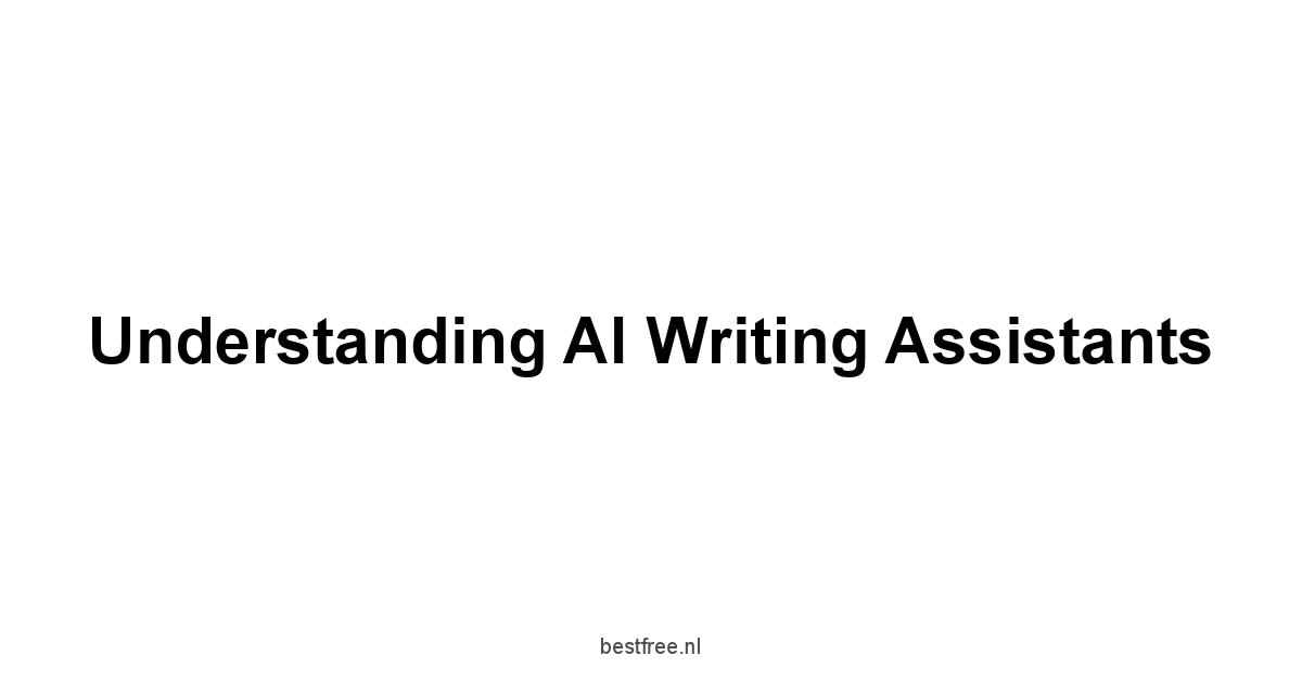 Understanding AI Writing Assistants