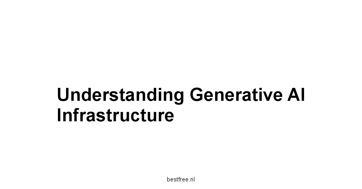 Understanding Generative AI Infrastructure