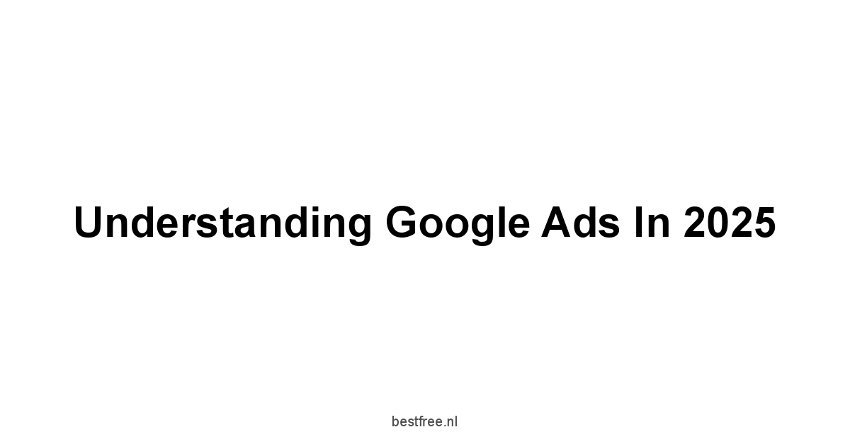 Understanding Google Ads in 2025