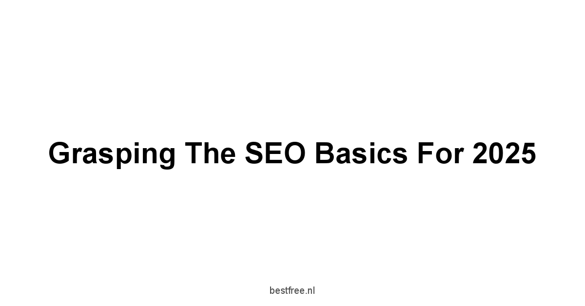 Grasping the SEO Basics for 2025