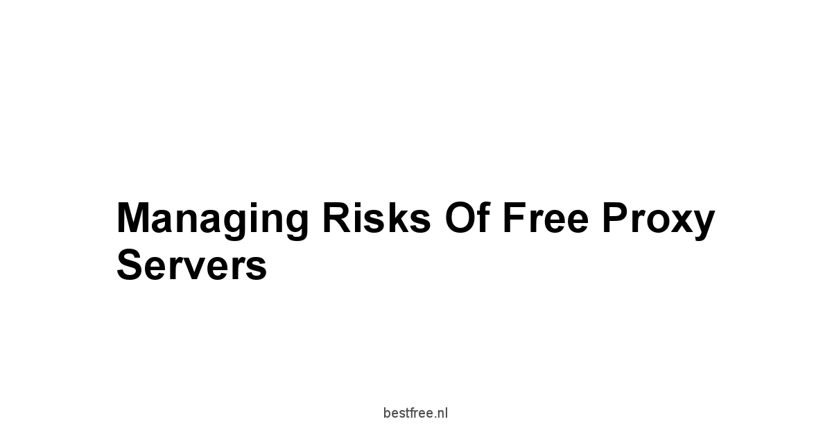 Managing Risks of Free Proxy Servers