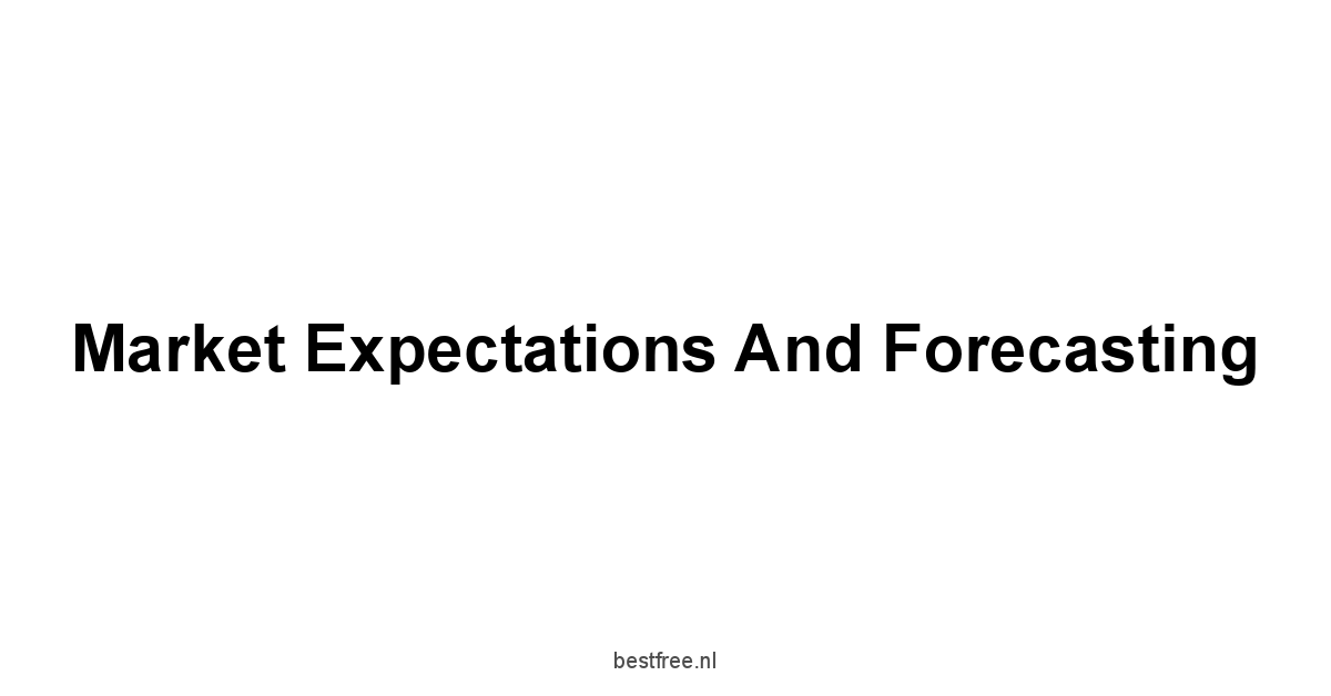 Market Expectations and Forecasting