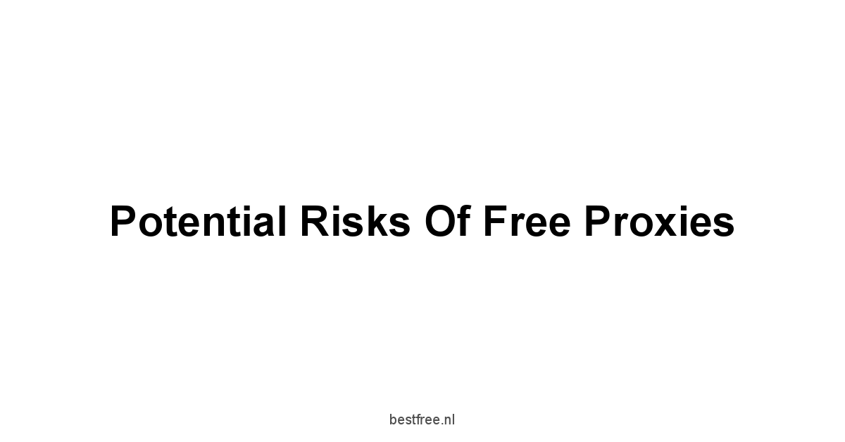 Potential Risks of Free Proxies