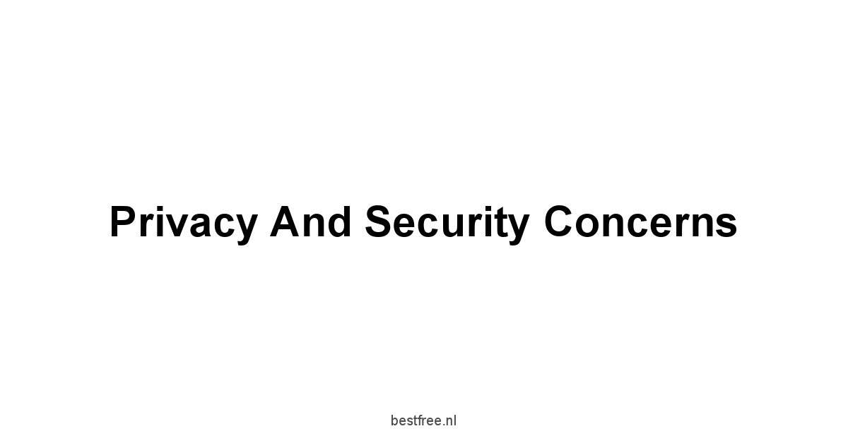 Privacy and Security Concerns
