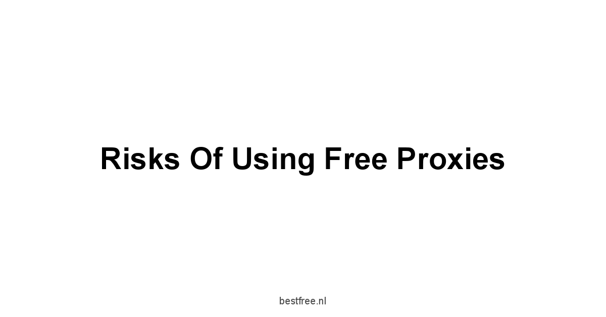 Risks of Using Free Proxies