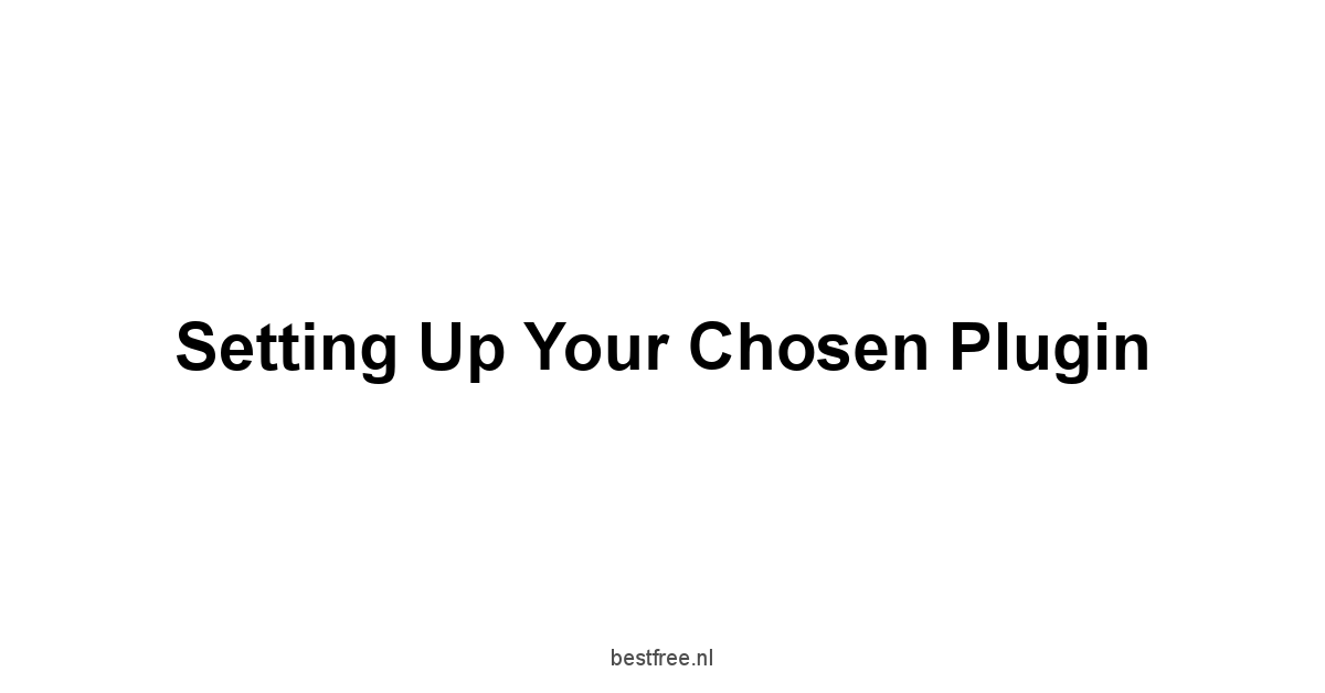 Setting up your Chosen Plugin