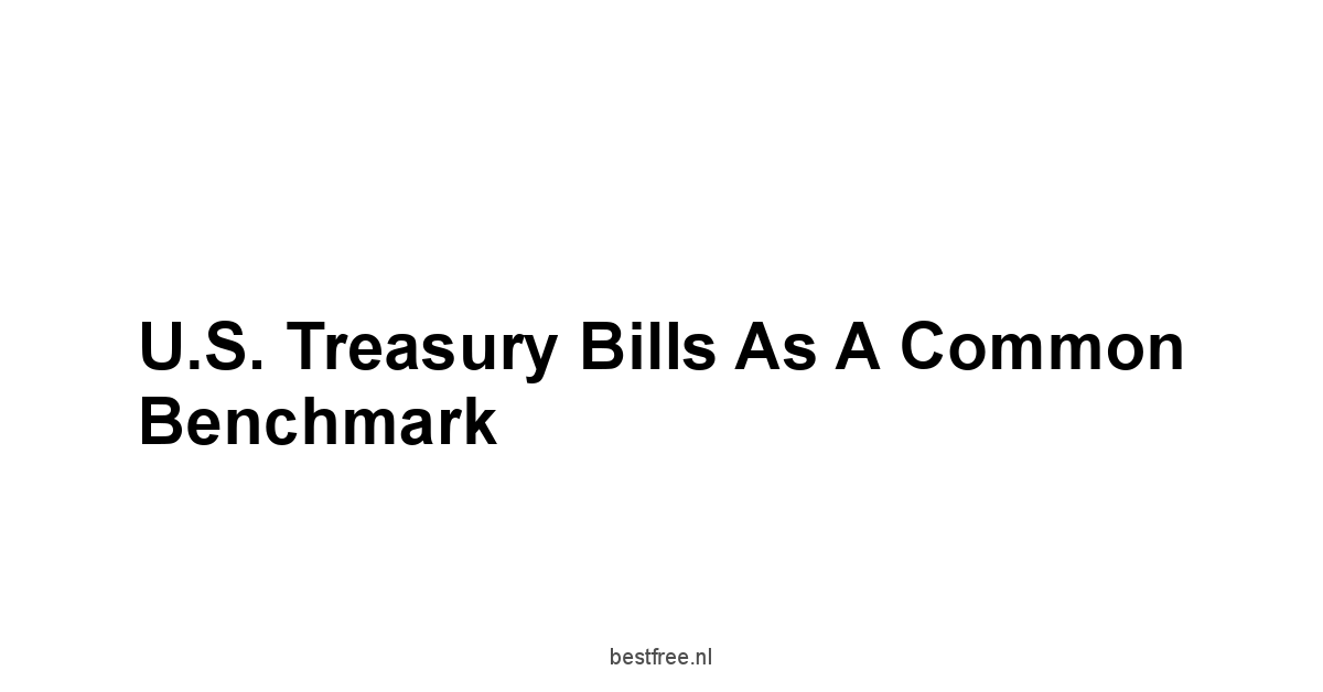 U.S. Treasury Bills as a Common Benchmark