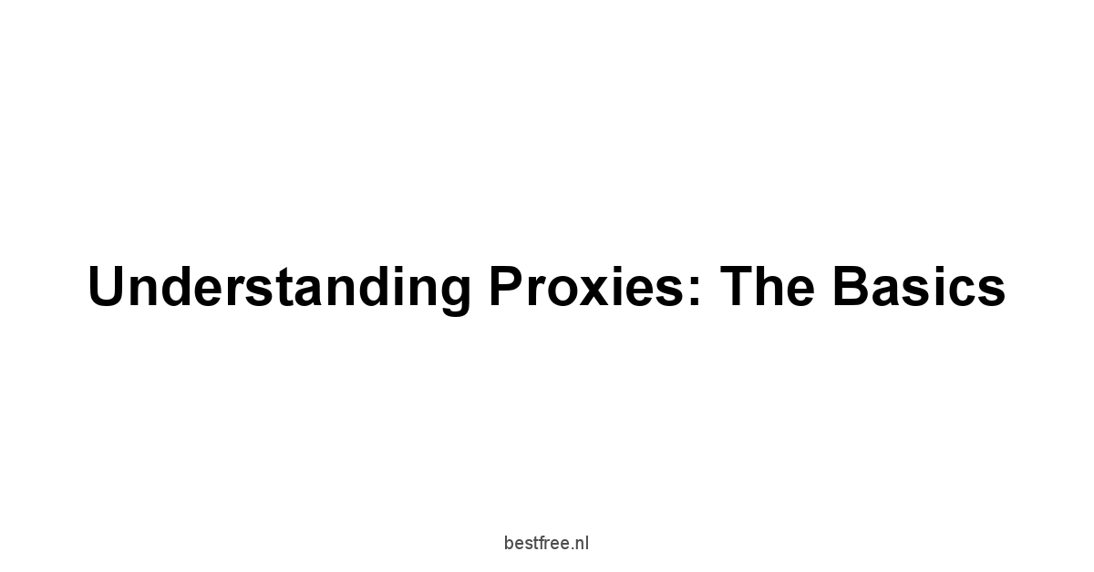 Understanding Proxies: The Basics